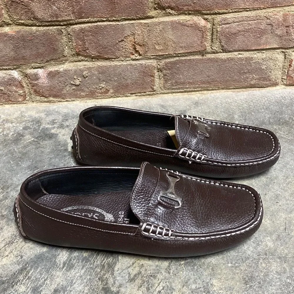 Tod’s Brown Driving Slip On Loafer Shoes Size 7